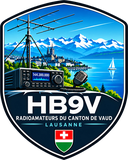 Logo HB9V, Radioamateurs du canton de Vaud, Lausanne