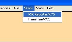 Configuration PSK Reporter dans ROS Mode