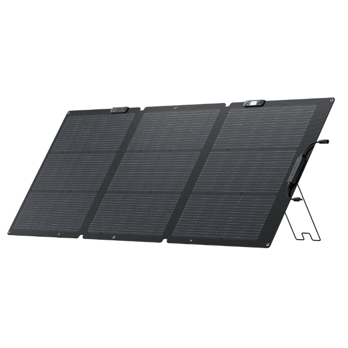 Panneau solaire portable EcoFlow 160W pour recharger batterie portable en autonomie