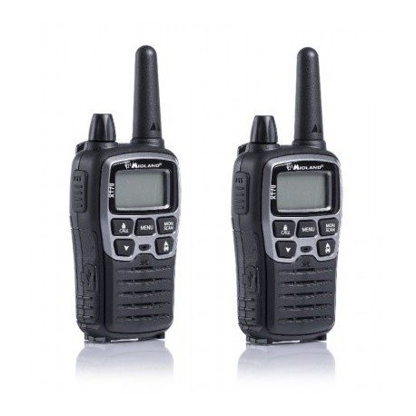 Paire de talkies-walkies Midland XT70 PMR446 pour communication locale urgence blackout