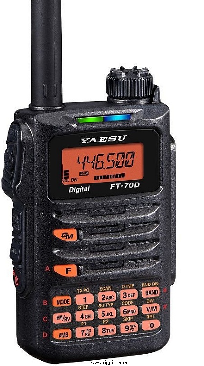 Yaesu FT-70DR portatif C4FM FM VHF UHF radioamateur