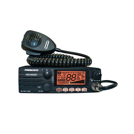 Poste radio CB President McKinley 27 MHz AM FM SSB pour communication urgence blackout