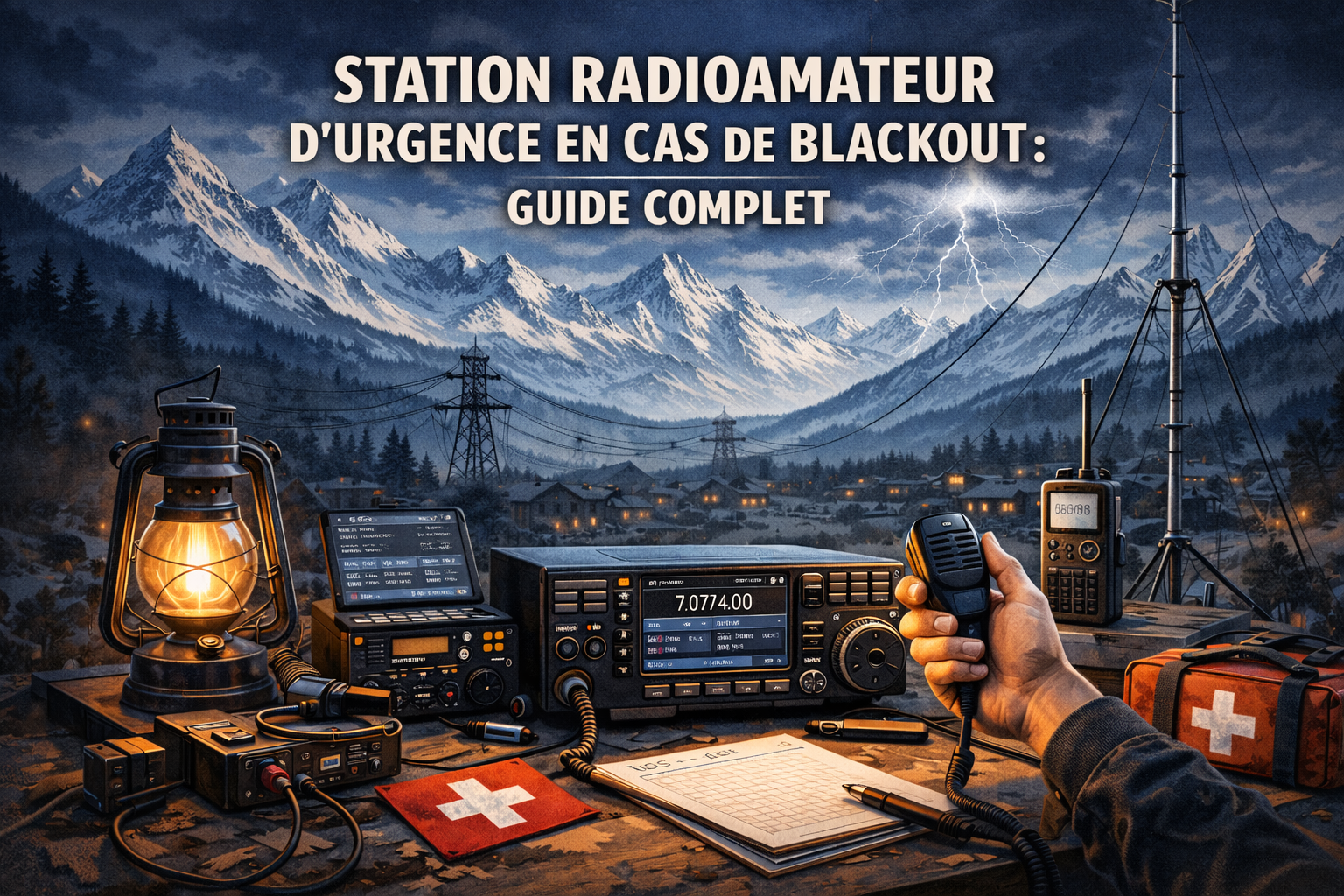 Station Radioamateur d’Urgence en Cas de Blackout : Guide Complet