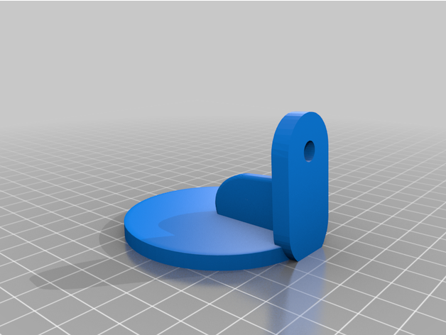 Support imprim&eacute; en 3D pour montage t&ecirc;te d&eacute;port&eacute;e Yaesu FTM-500 en v&eacute;hicule