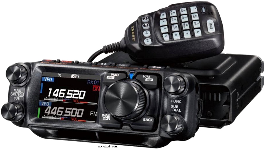 Yaesu FTM-500DE transceiver mobile dual-band C4FM compact