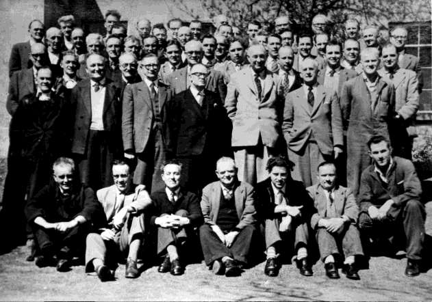 Personnel de la station radio de Dorchester vers 1955