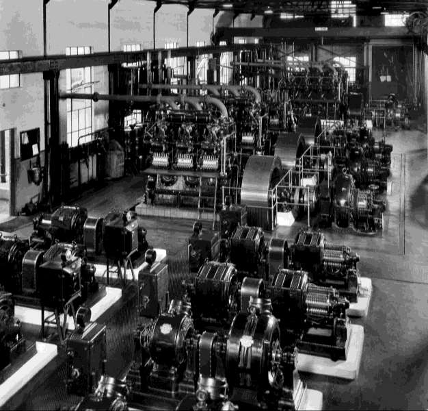 La centrale électrique de Dorchester vers 1935