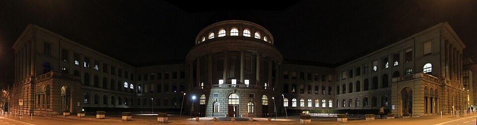 Bâtiment principal de l'ETH Zurich, dont la bibliothèque héberge E-Periodica